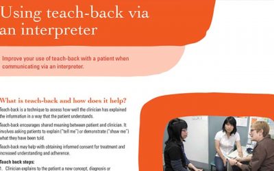 New ‘Teach-back via an interpreter’ resource to assist health practitioners