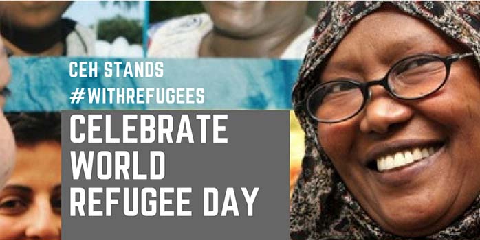 World Refugee Day June 20th: We stand with refugees.